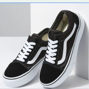 Vans Old Skool Platform Size 8